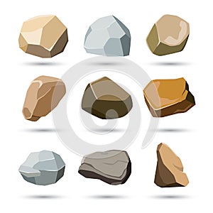 Rock and stone set