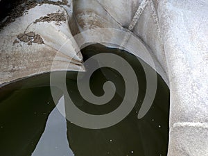 Rock or stone texture in the river landscape background.