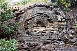 Rock Surface at Pachmarhi photo