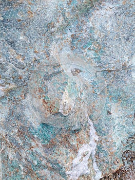 Rock surface texture blue and brown