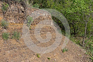 A rock in the Tbilisi Botanical Garden. Georgia country