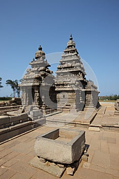 Rock temple in mahabalipuram