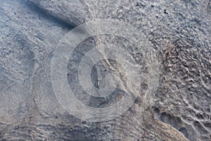 Stone texture in snow and ice. Mountain wall. Rock texture.