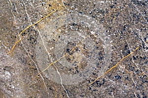 Structure of rockface