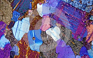 Rock-thin section granite