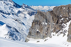 Rock. Tignes, France.