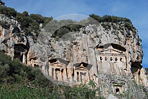 The rock-tombs photo