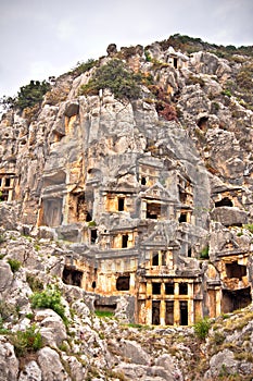 Rock tombs in Myra