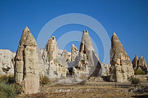 Rock towers of Cappadocia