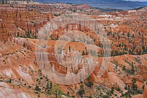 Rock towers Hoodoos in National Park Bryce Canyon, USA