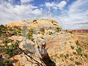 Rock towers and sandstone formations