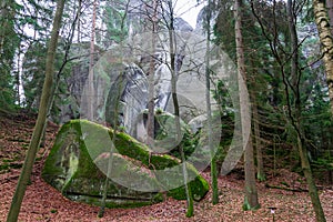 rock town in Adrspach, Czech Republic