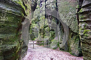 rock town in Adrspach, Czech Republic