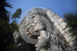 Rock Town, National Park of Adrspach-Teplice in Czech Republic,