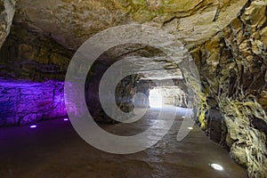 The rock tunnel of the famous Bock