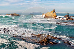 Rock of the Virgin Mary in Biarritz, France