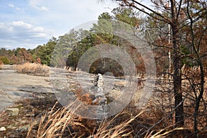 Rock Wall on Arabia Mountain.