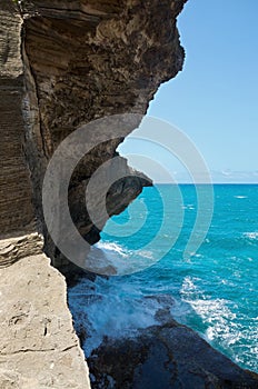 Rock Wall at Cueva Del Indio photo