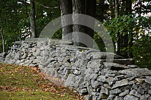Rock wall, New England