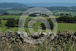 Rock Wall, Rural Scene