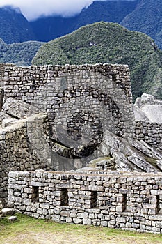 Rock Walls And Windows Machu Picchu Peru South America