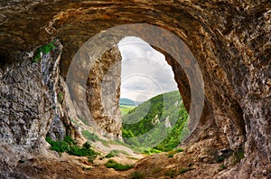 Rock window in Slovakia, Kostolecka tiesnava