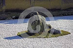 Rock in Zen Garden