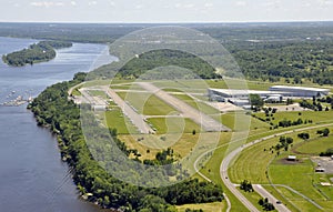 Rockcliff airport aerial