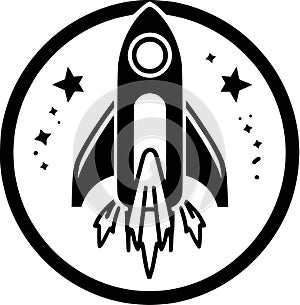 Rocket - high quality vector logo - vector illustration ideal for t-shirt graphic