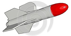 Rocket, illustration, vector