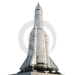 Rocket Isolated on White Background