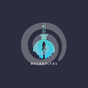 Rocket Labs Logo Unique Design photo