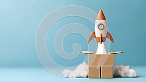 Rocket Launch from a Box: Innovation and New Beginnings