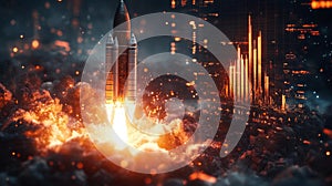 Rocket Launch with Data Visualization