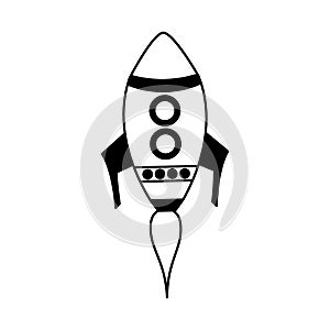 rocket launcher isolated icon