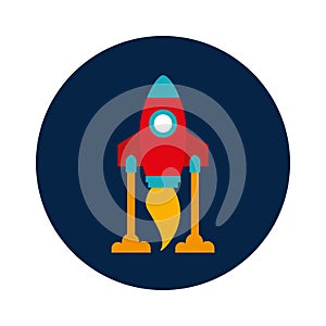 rocket launcher isolated icon