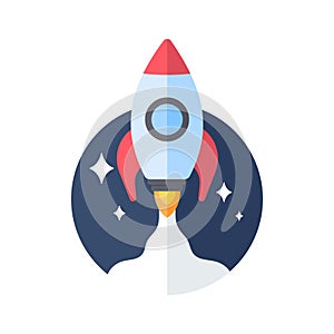 rocket launching into space business start up idea