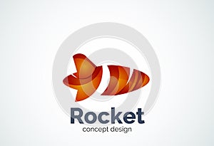 Rocket logo template