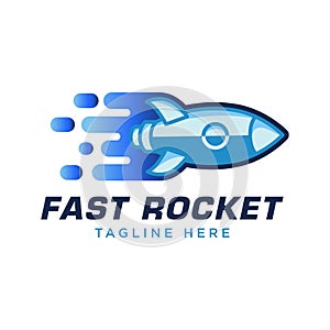 Rocket Logo Vector Design Template Basic RGB
