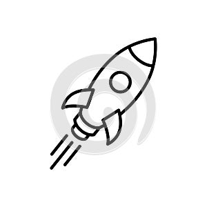 Rocket Logo Vector Design Template Basic RGB