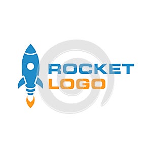 Rocket Logo Vector Design Template Basic RGB