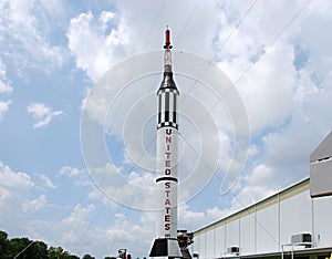 Rocket Park in Johnson Space Center, NASA, Houston, Texas