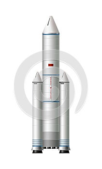 Rocket Realistic Illustration