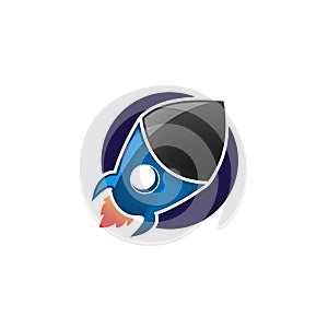 rocket launch icon on white background