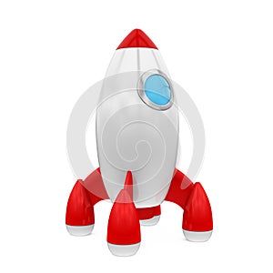 Rocket Space Ship Isolated