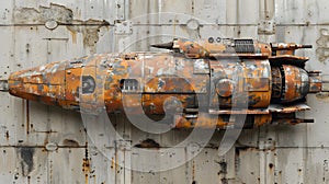 Rocket Spacecraft Mixed Media