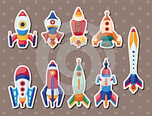 Rocket stickers