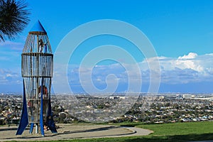 Rocketship Park on the Palos Verdes Peninsula, South Bay of Los Angeles County, California