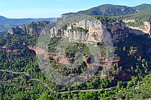 Rockey Landscape near Siurana Catalonia Spain