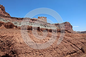 Rockformation in Capitol Reef National Park. Utah. United States